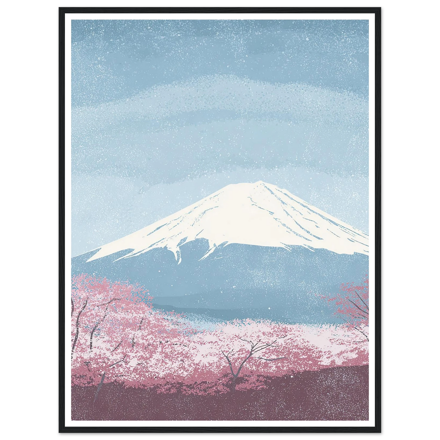 Pastel Pink Reverie - Framed Poster - 30x40 cm / 12x16″ - Black frame