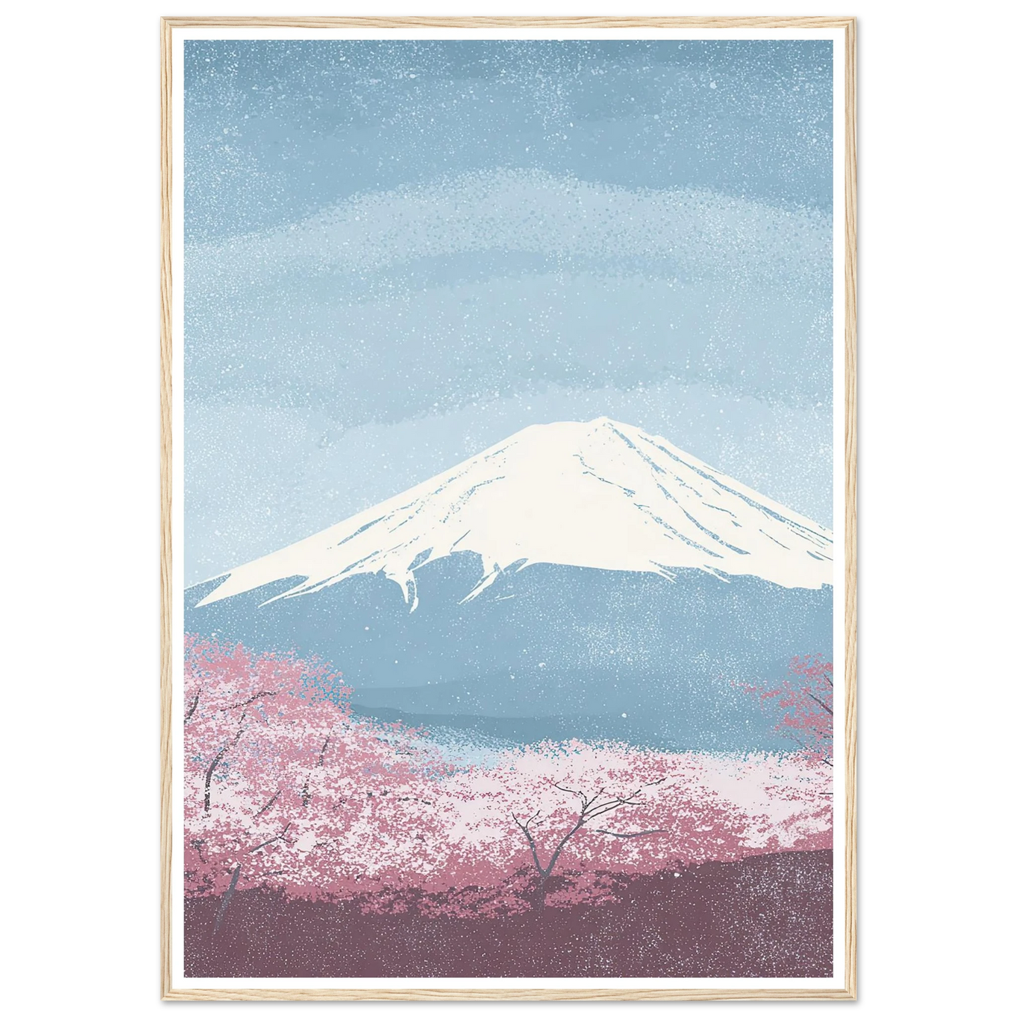 Pastel Pink Reverie - Framed Poster - 30x40 cm / 12x16″ - Black frame