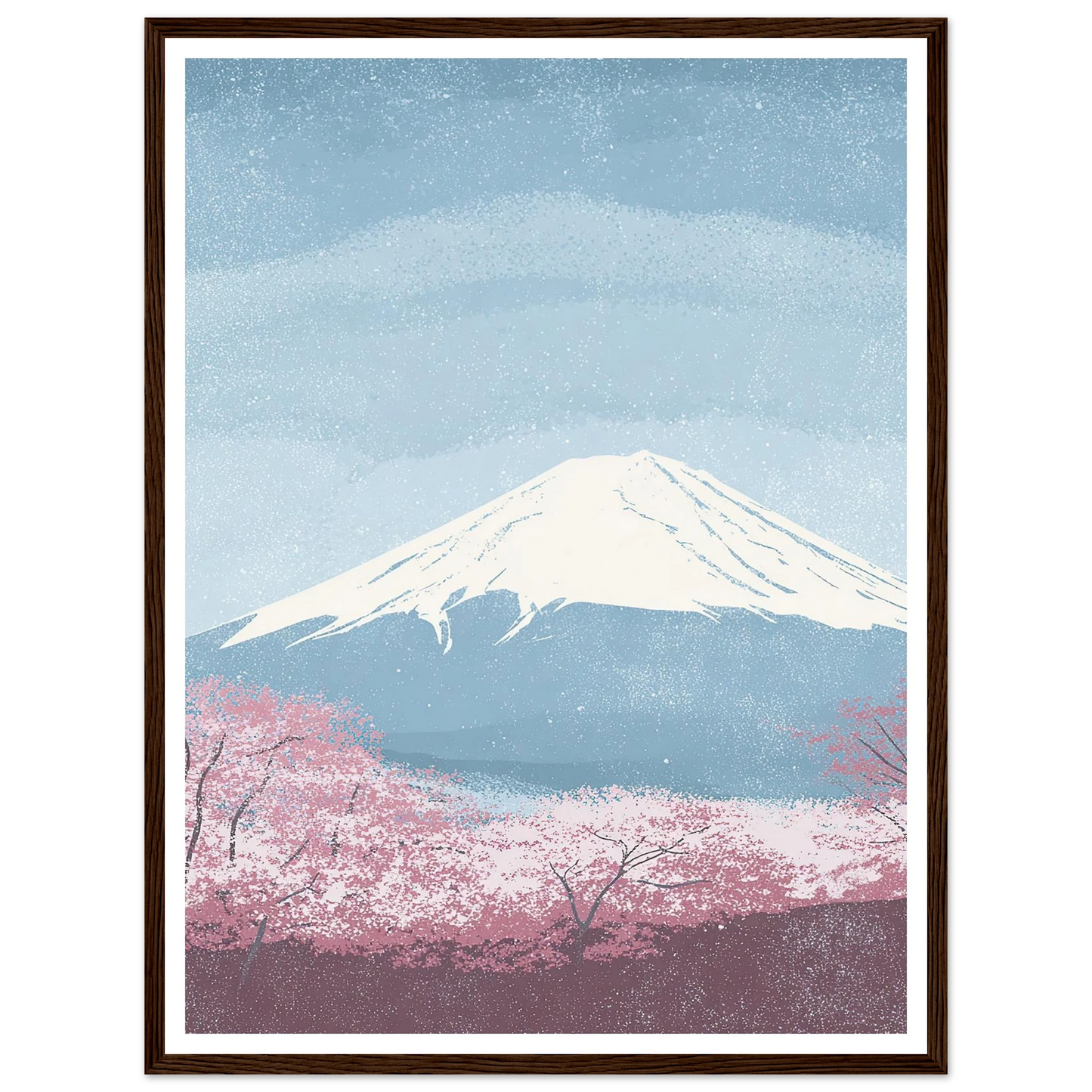 Pastel Pink Reverie - Framed Poster - 30x40 cm / 12x16″ - Black frame