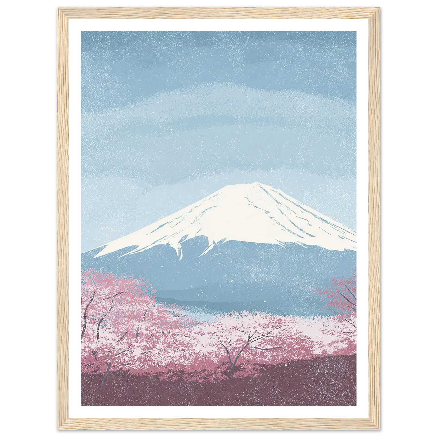 Pastel Pink Reverie - Framed Poster - 30x40 cm / 12x16″ - Black frame