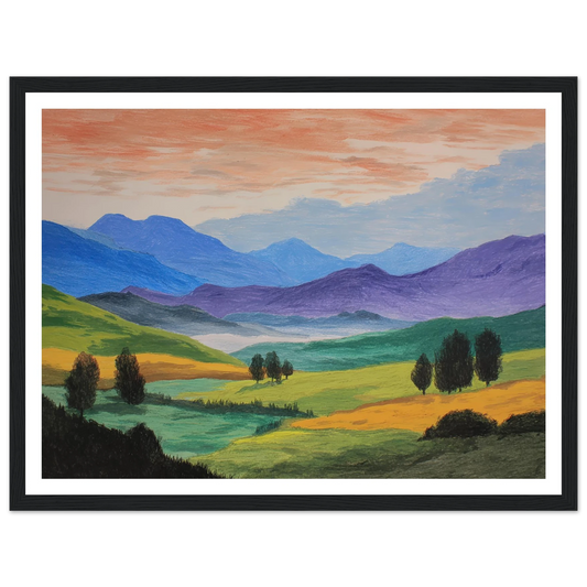 Pastoral Requiem - Framed Poster - 30x40 cm / 12x16″ - Black frame