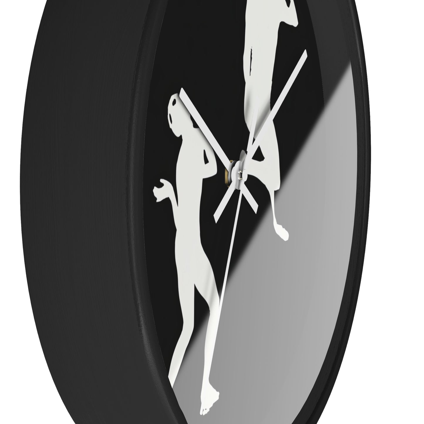 Paul Taylor. Taylor 2 Dance Company Wall Clock | U.S. Information Agency - White - Black Base - 10"