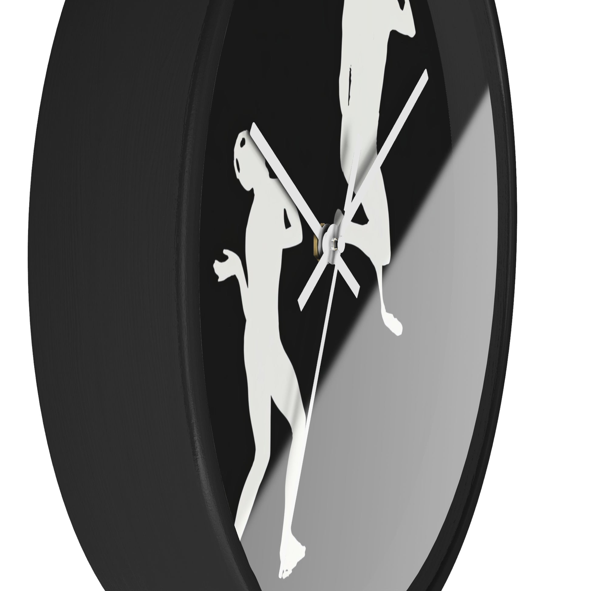 Paul Taylor. Taylor 2 Dance Company Wall Clock | U.S. Information Agency - White - Black Base - 10"
