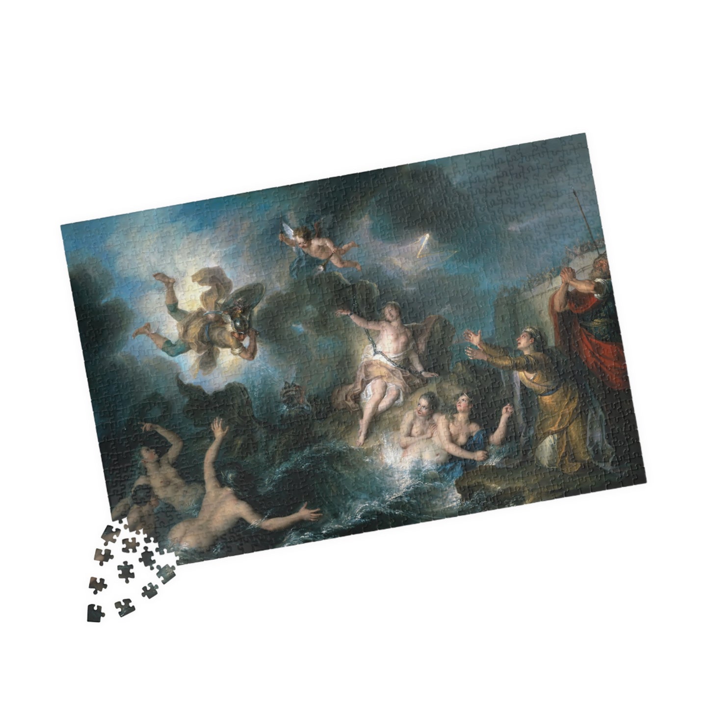 Perseus Rescuing Andromeda Puzzle | Charles Antoine Coypel - - 1014 pcs (Horizontal) - 