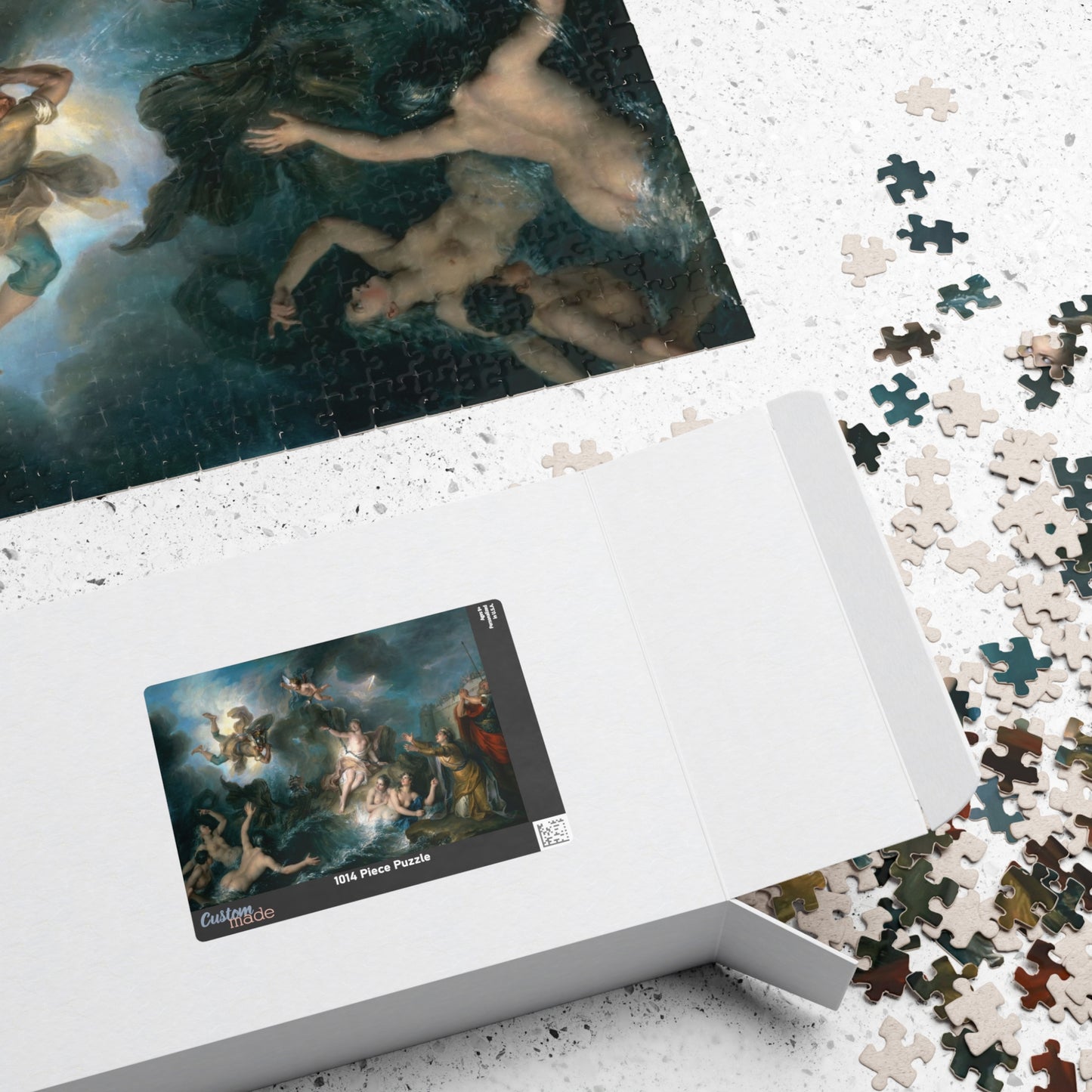 Perseus Rescuing Andromeda Puzzle | Charles Antoine Coypel - - 1014 pcs (Horizontal) - 