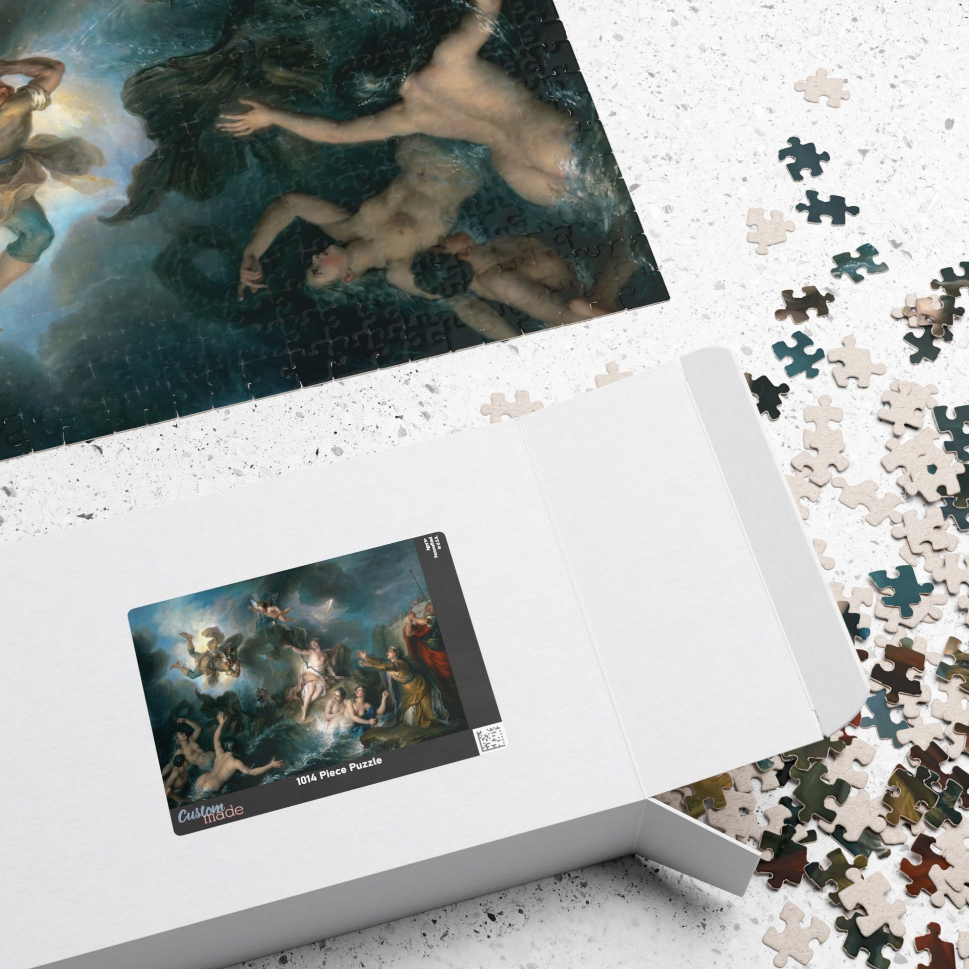 Perseus Rescuing Andromeda Puzzle | Charles Antoine Coypel - - 1014 pcs (Horizontal) - 