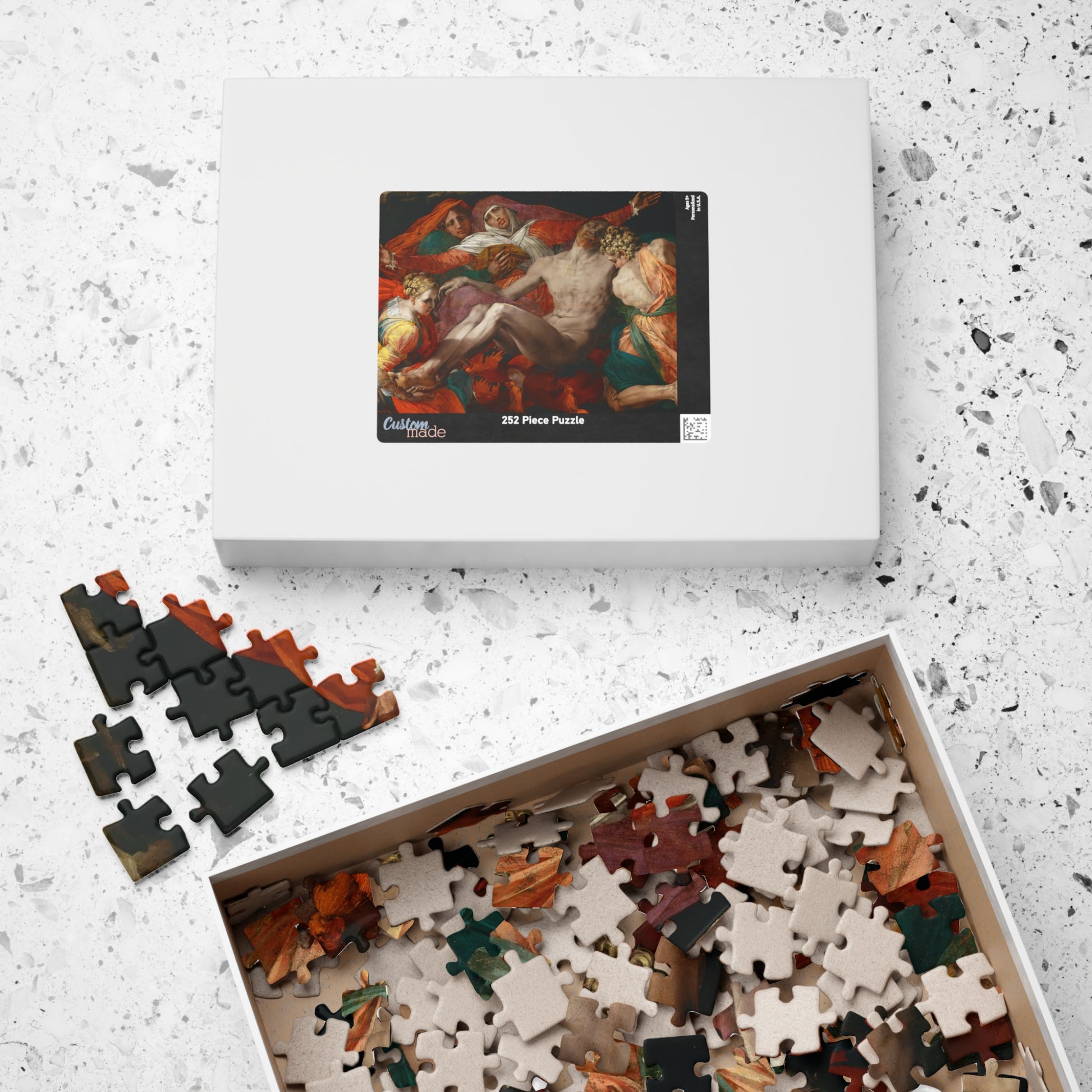 Pietà Puzzle | Rosso Fiorentino - - 252 pcs (Horizontal) - 