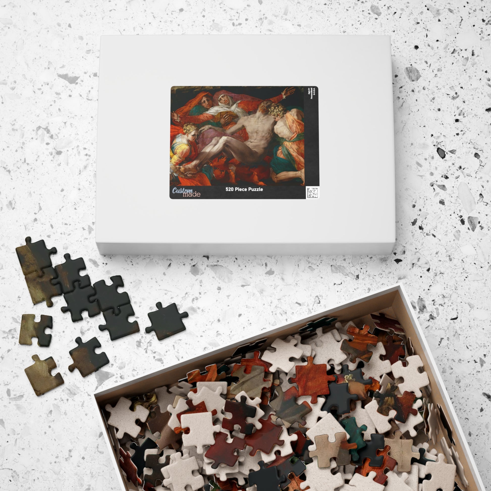 Pietà Puzzle | Rosso Fiorentino - - 252 pcs (Horizontal) - 