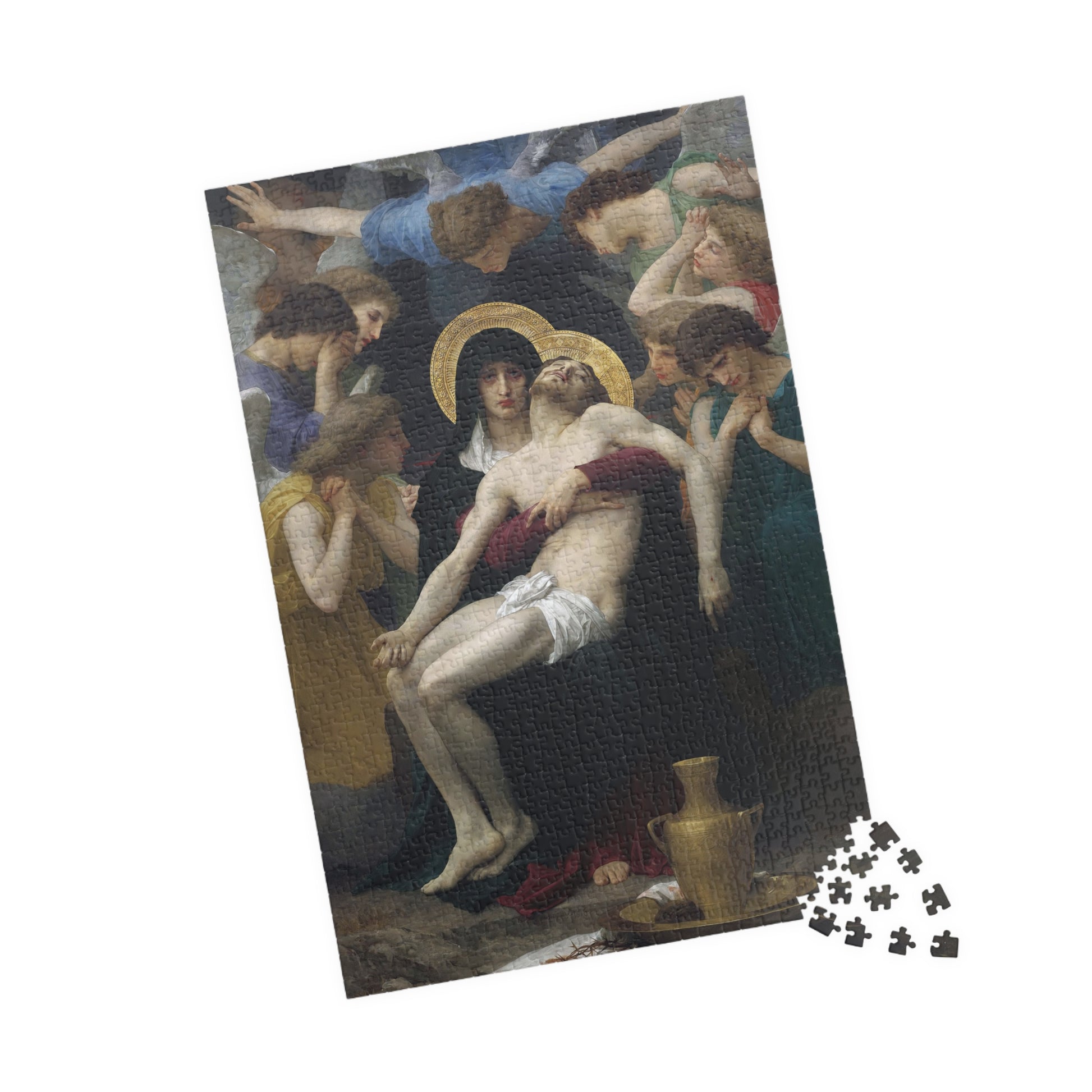 Pieta Puzzle | William-Adolphe Bouguereau - - 1014 pcs (Vertical) - 