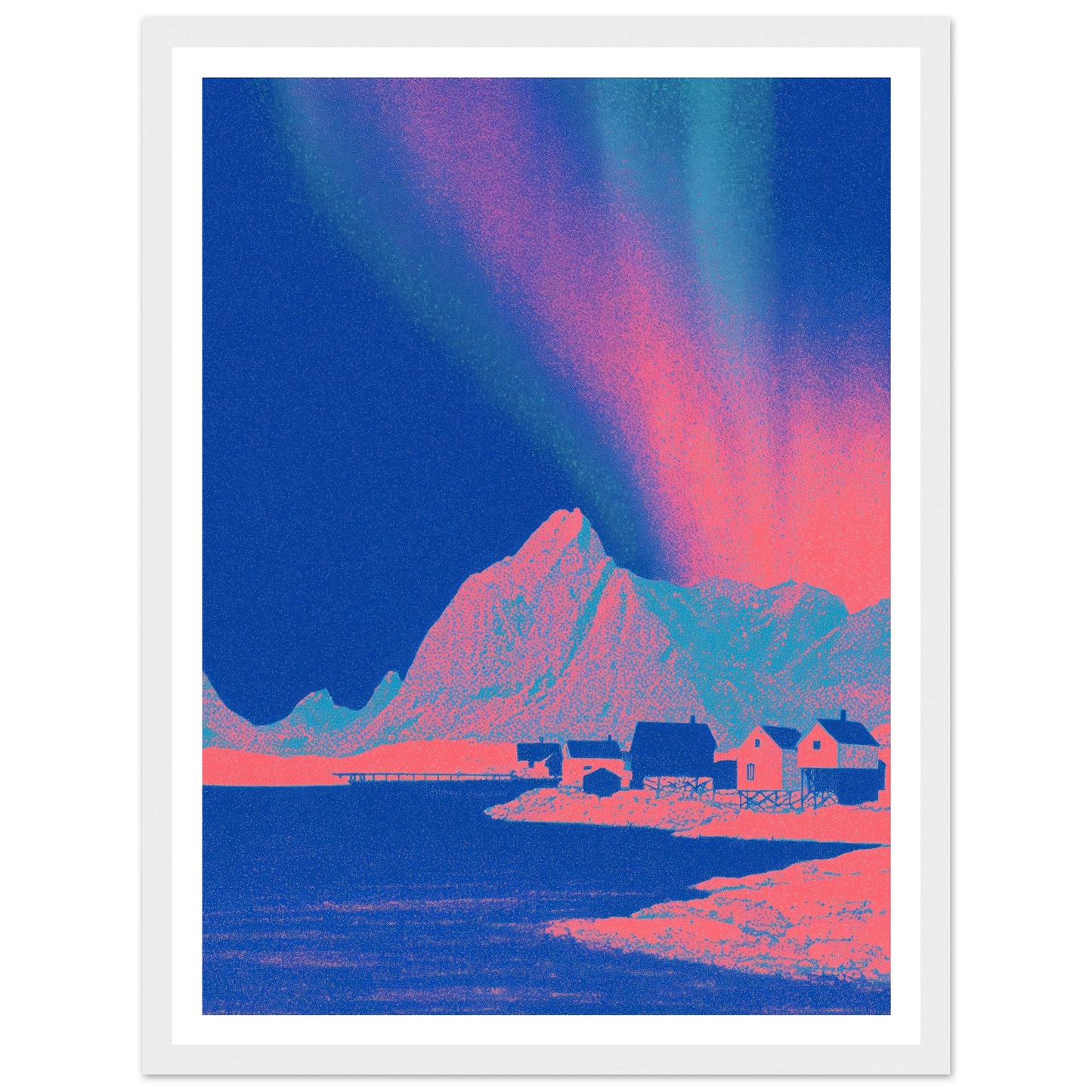 Pixel Shaman - Framed Poster - 30x40 cm / 12x16″ - Black frame