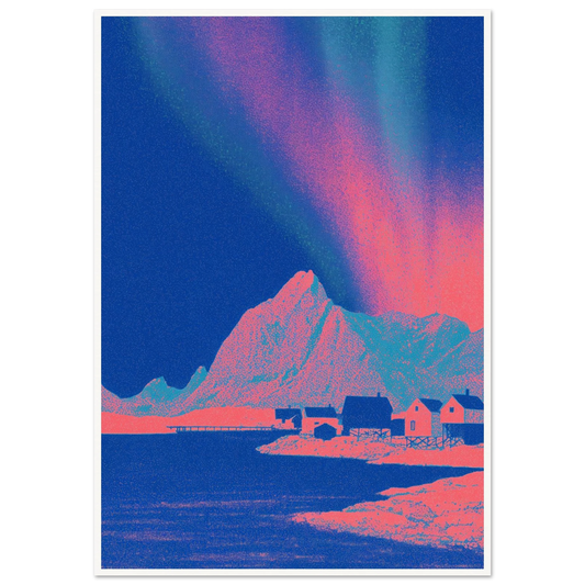 Pixel Shaman - Framed Poster - 30x40 cm / 12x16″ - Black frame