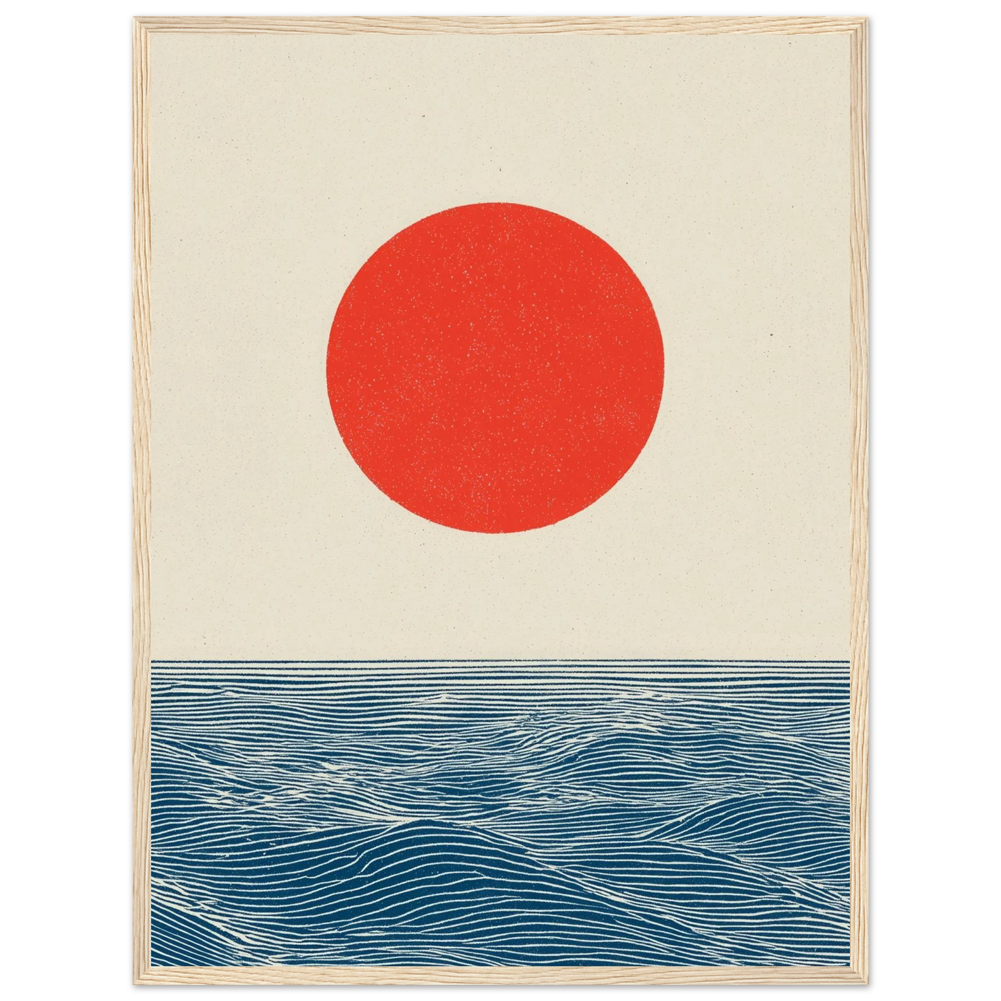 Poetic Serenity - Framed Poster - 30x40 cm / 12x16″ - Black frame