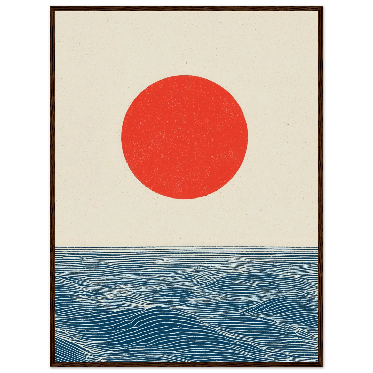 Poetic Serenity - Framed Poster - 30x40 cm / 12x16″ - Black frame