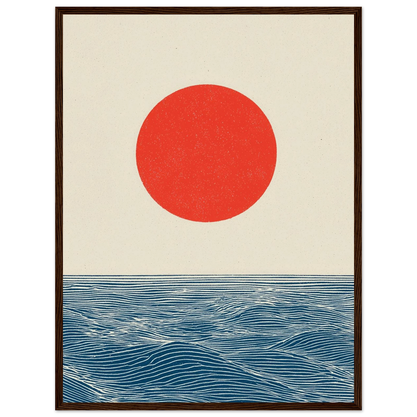 Poetic Serenity - Framed Poster - 30x40 cm / 12x16″ - Black frame