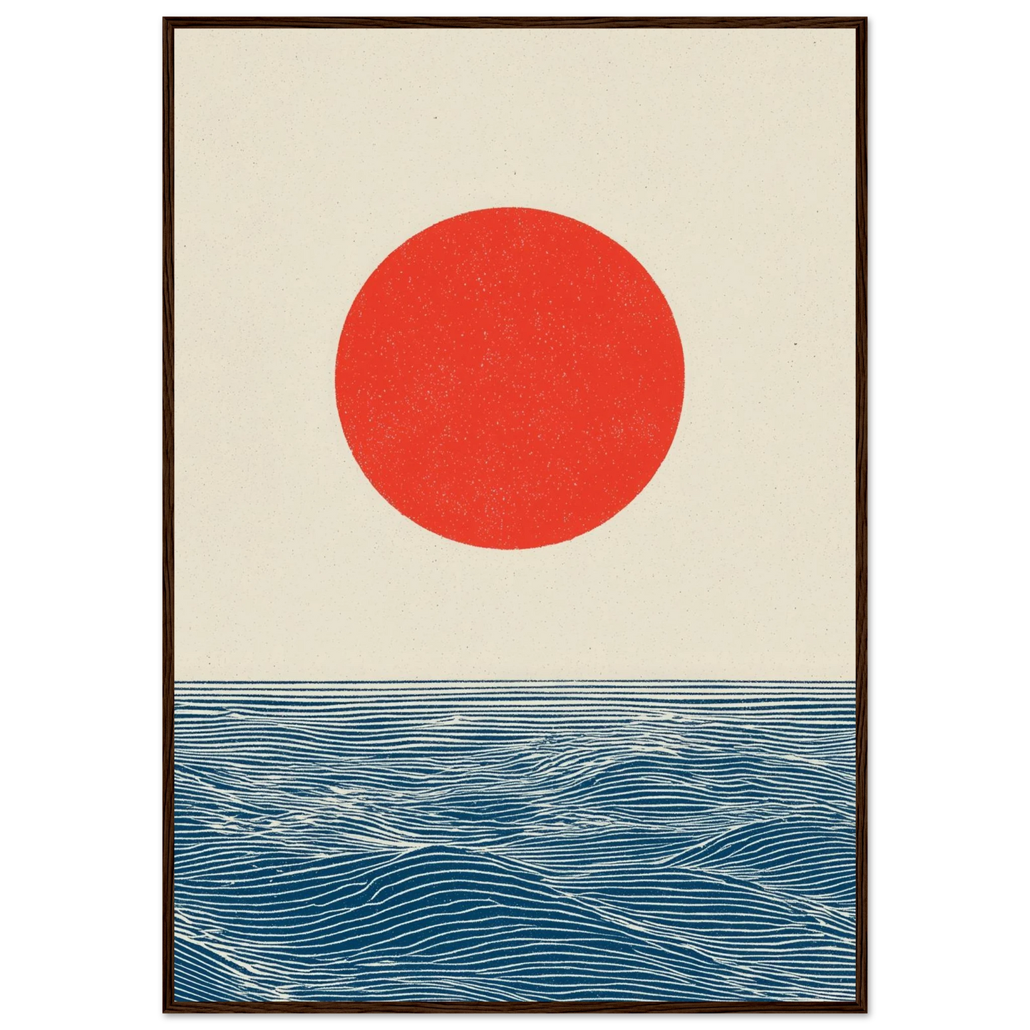 Poetic Serenity - Framed Poster - 30x40 cm / 12x16″ - Black frame