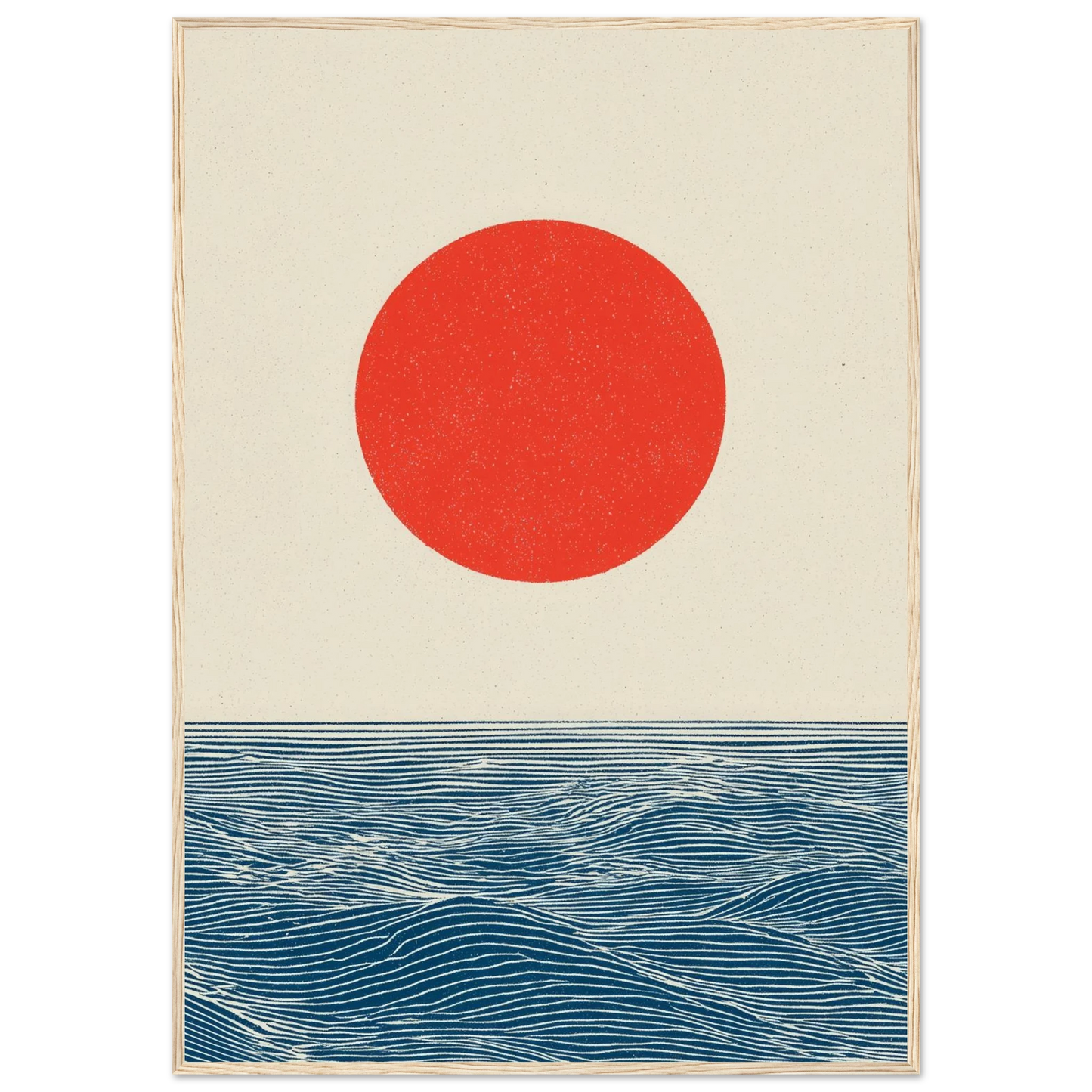 Poetic Serenity - Framed Poster - 30x40 cm / 12x16″ - Black frame