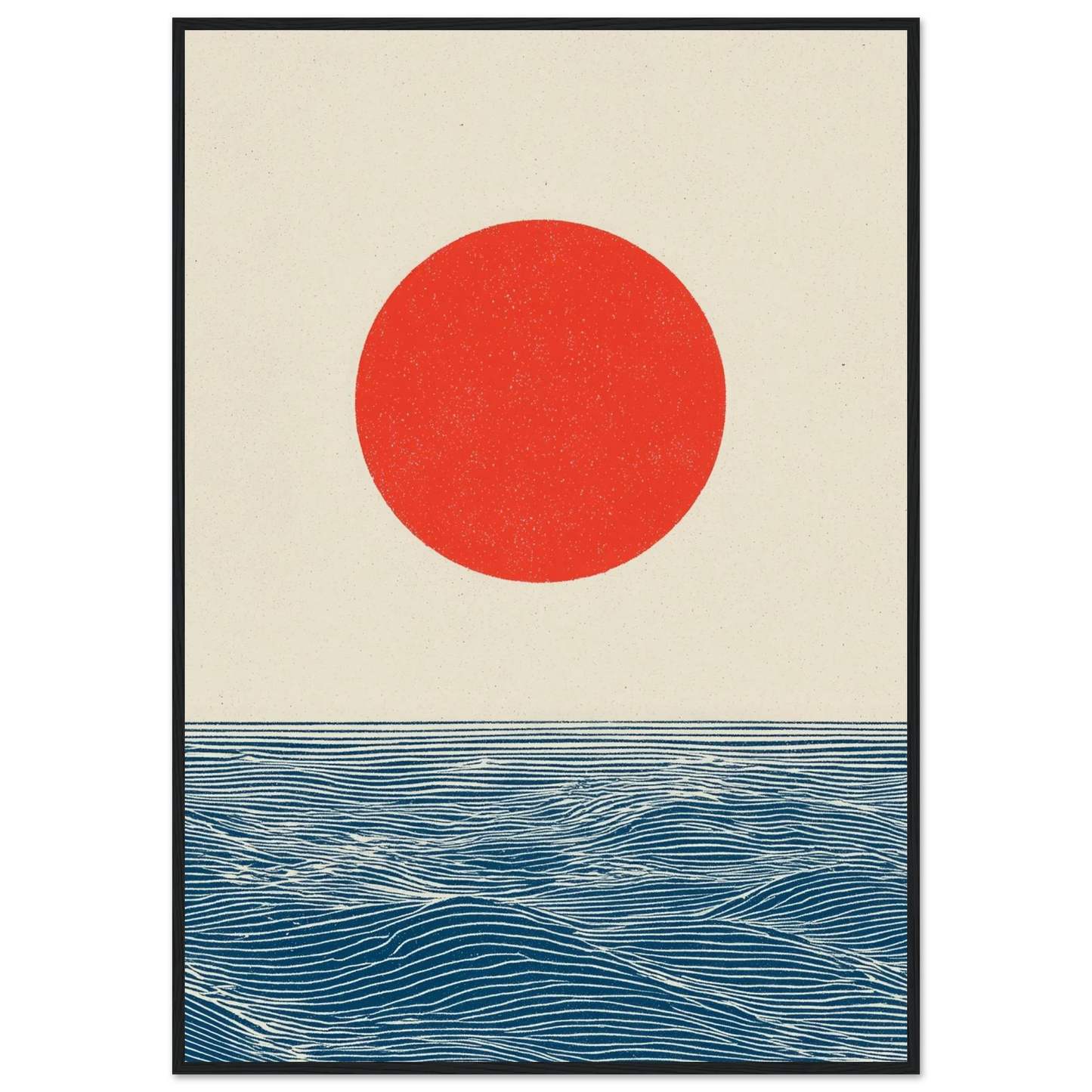 Poetic Serenity - Framed Poster - 30x40 cm / 12x16″ - Black frame