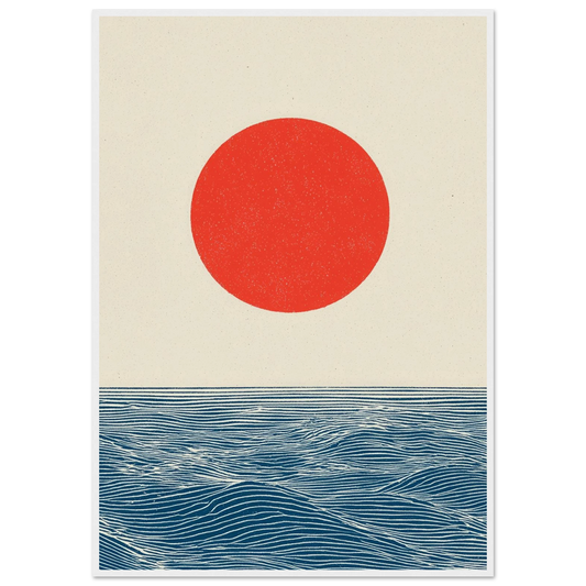 Poetic Serenity - Framed Poster - 30x40 cm / 12x16″ - Black frame