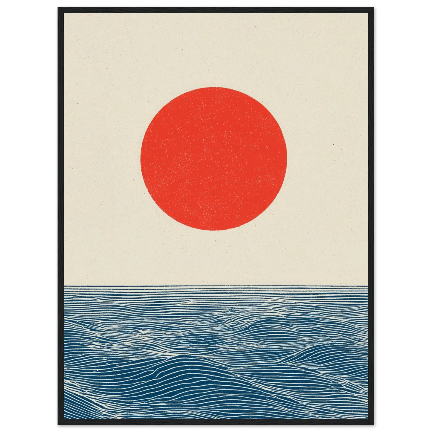 Poetic Serenity - Framed Poster - 30x40 cm / 12x16″ - Black frame