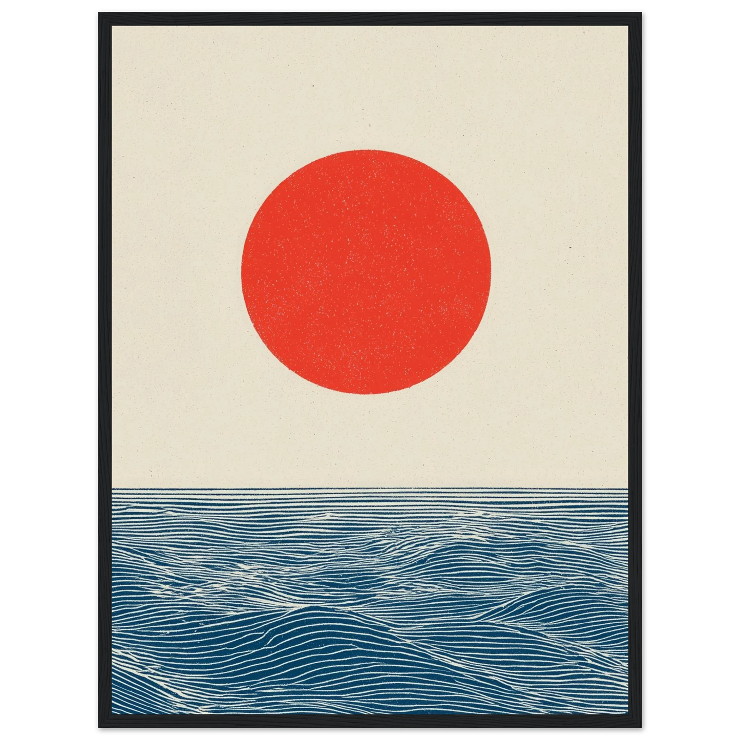 Poetic Serenity - Framed Poster - 30x40 cm / 12x16″ - Black frame