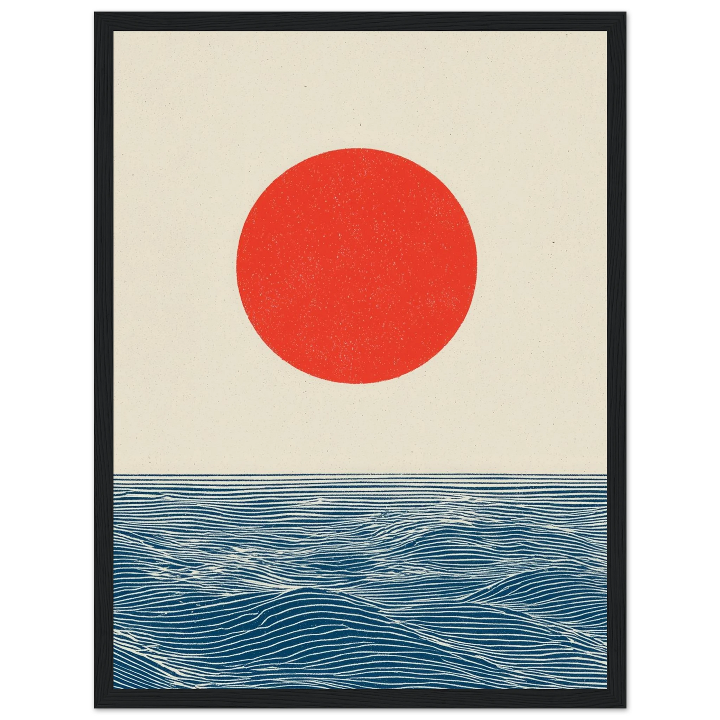 Poetic Serenity - Framed Poster - 30x40 cm / 12x16″ - Black frame