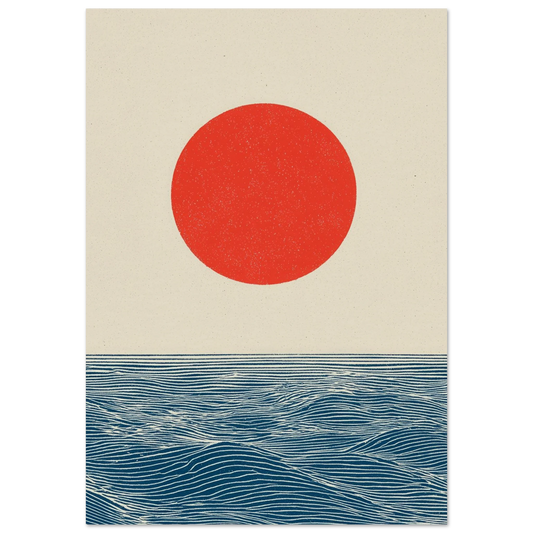 Poetic Serenity - Framed Poster - 30x40 cm / 12x16″ - Black frame