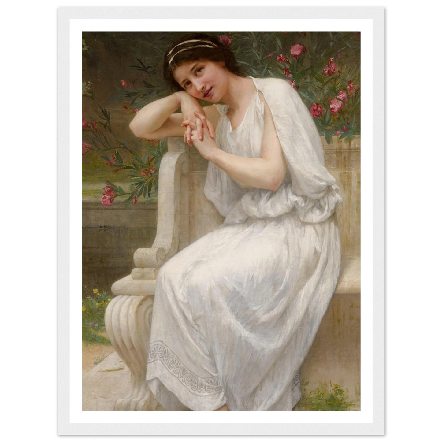 Polyhymnia Art Print | Guillaume Seignac - Framed Poster - 30x40 cm / 12x16″ - Black frame