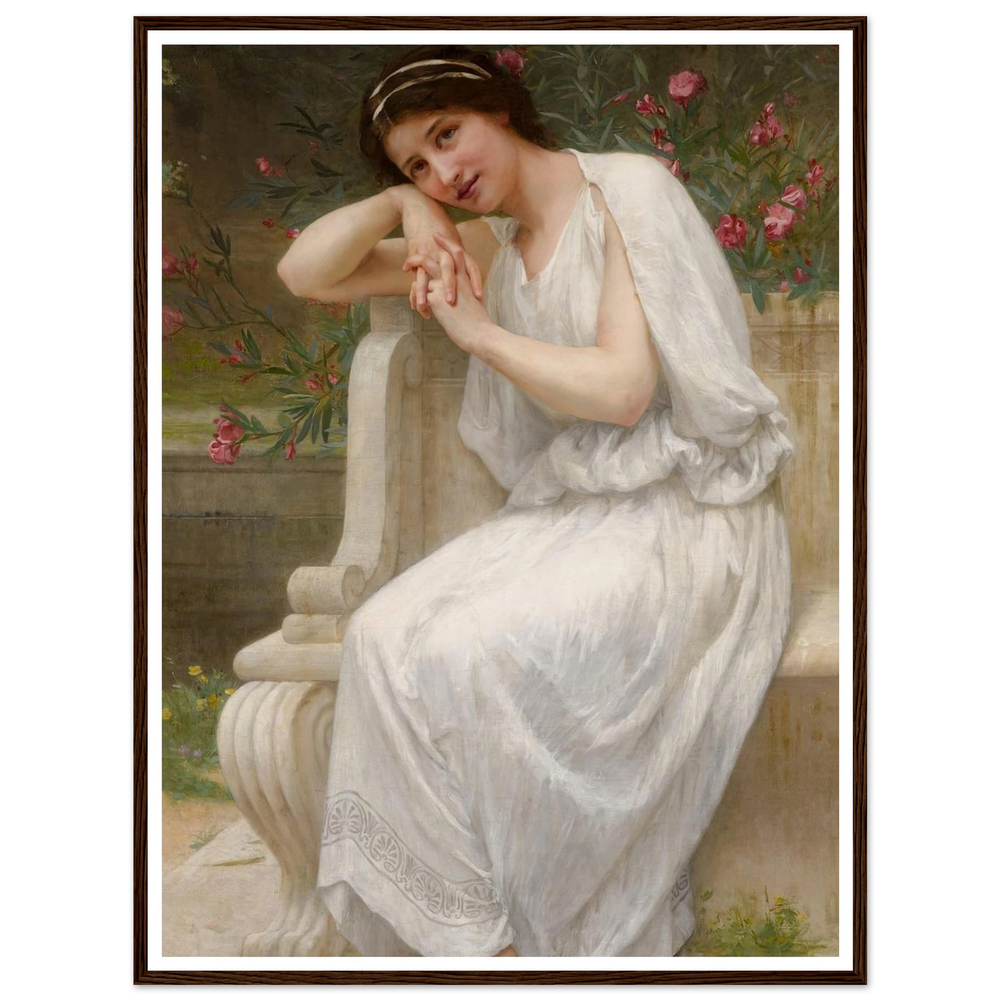 Polyhymnia Art Print | Guillaume Seignac - Framed Poster - 30x40 cm / 12x16″ - Black frame