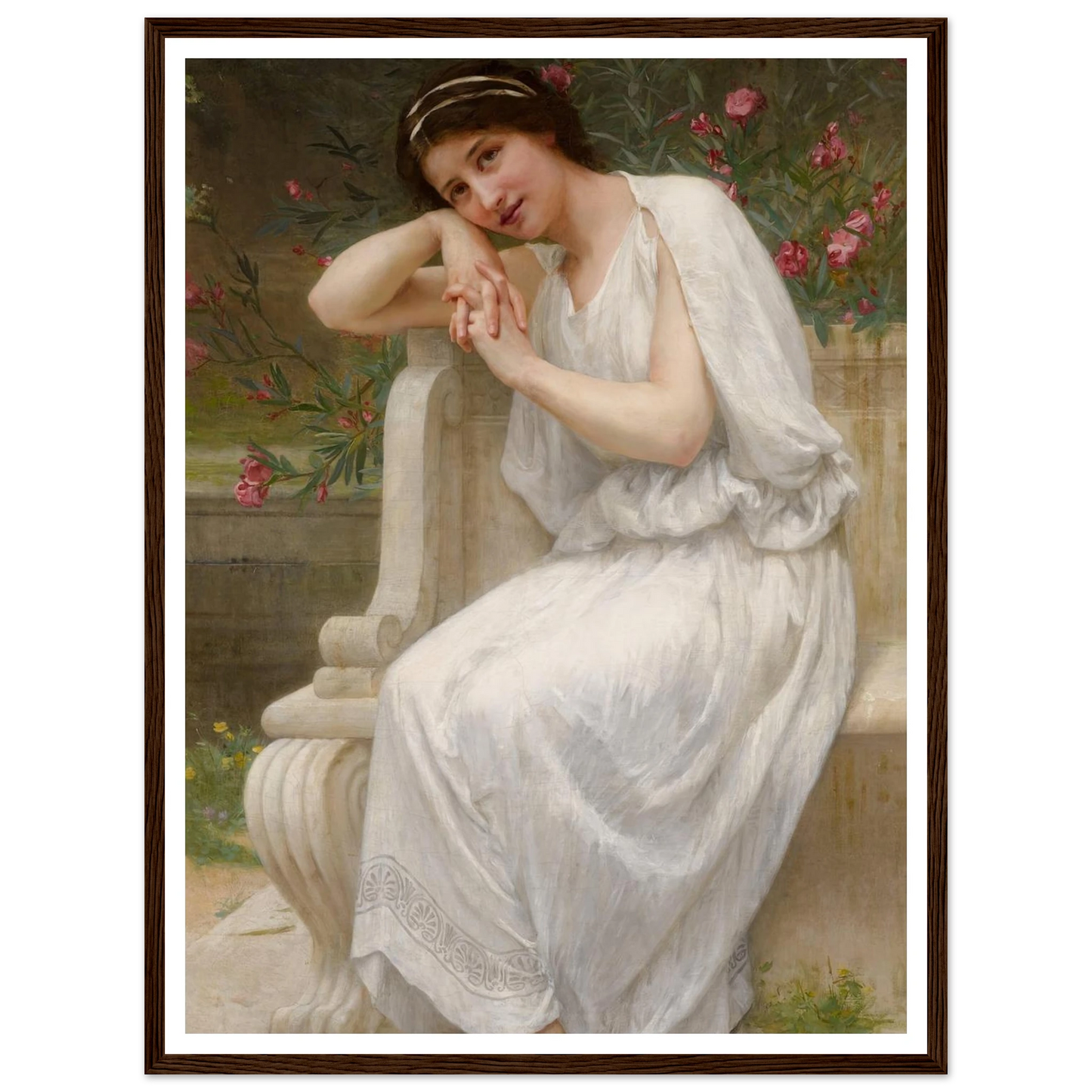 Polyhymnia Art Print | Guillaume Seignac - Framed Poster - 30x40 cm / 12x16″ - Black frame