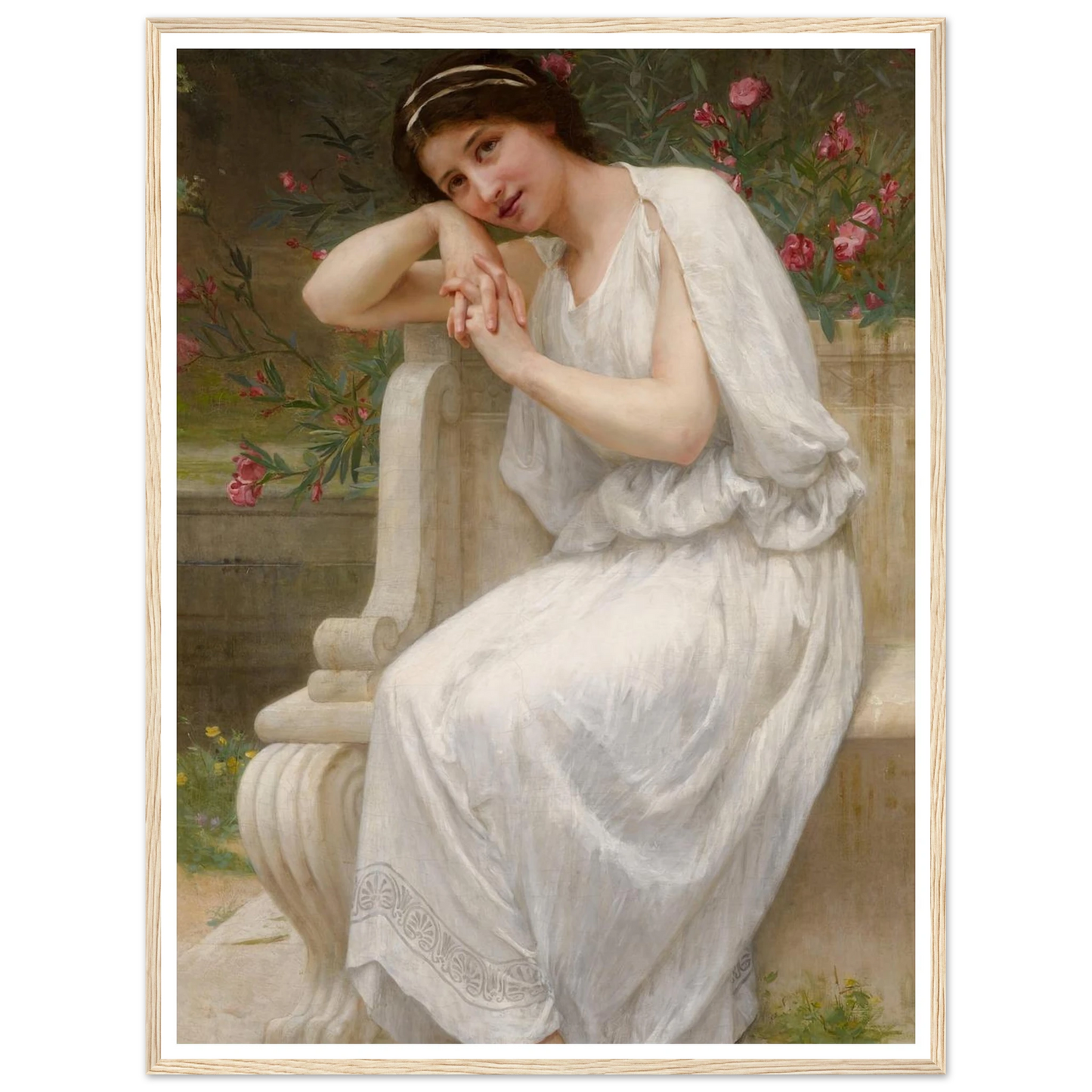 Polyhymnia Art Print | Guillaume Seignac - Framed Poster - 30x40 cm / 12x16″ - Black frame