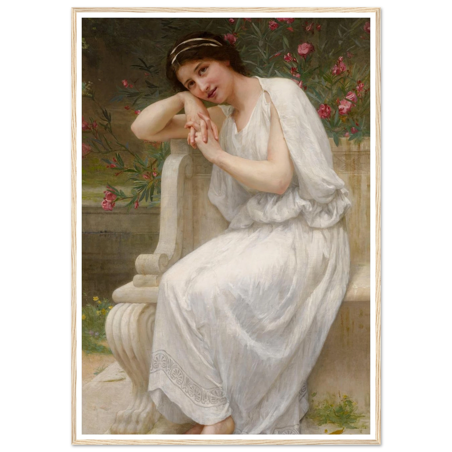 Polyhymnia Art Print | Guillaume Seignac - Framed Poster - 30x40 cm / 12x16″ - Black frame