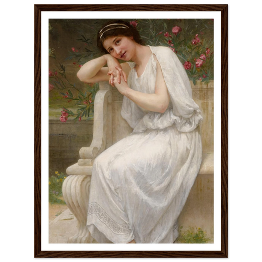 Polyhymnia Art Print | Guillaume Seignac - Framed Poster - 30x40 cm / 12x16″ - Black frame