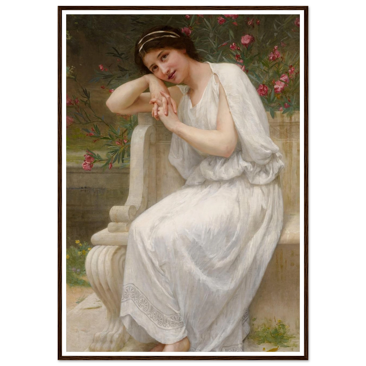 Polyhymnia Art Print | Guillaume Seignac - Framed Poster - 30x40 cm / 12x16″ - Black frame