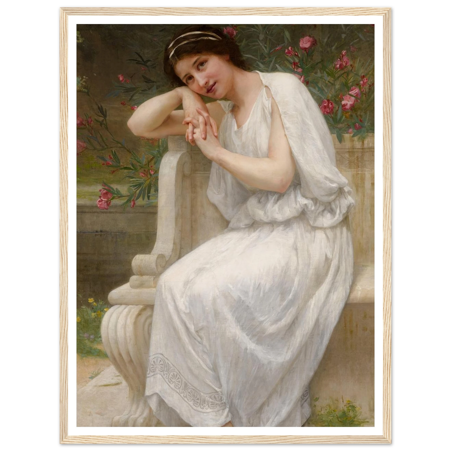 Polyhymnia Art Print | Guillaume Seignac - Framed Poster - 30x40 cm / 12x16″ - Black frame
