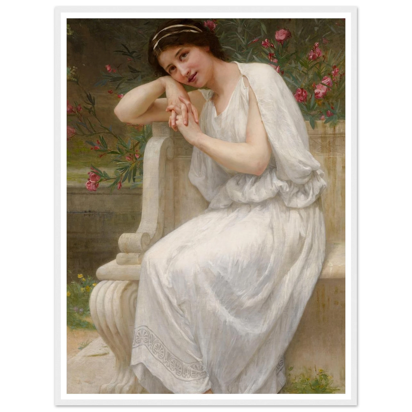 Polyhymnia Art Print | Guillaume Seignac - Framed Poster - 30x40 cm / 12x16″ - Black frame