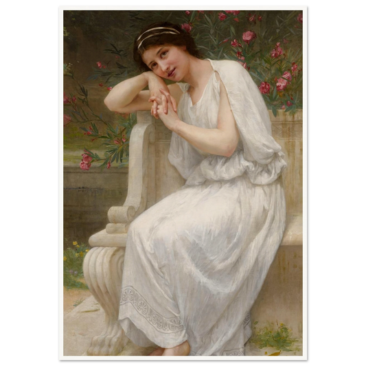Polyhymnia Art Print | Guillaume Seignac - Framed Poster - 30x40 cm / 12x16″ - Black frame