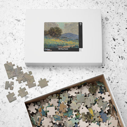 Poppies with Oak Trees Puzzle | Granville Redmond - - 252 pcs (Horizontal) - 