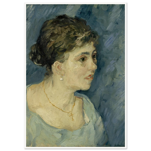 Portrait of a prostitute (1885) Art Print | Vincent van Gogh - Framed Poster - 30x40 cm / 12x16″ - Black frame
