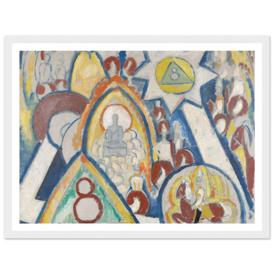 Portrait of Berlin (1913) Art Print | Marsden Hartley - Framed Poster - 30x40 cm / 12x16″ - Black frame