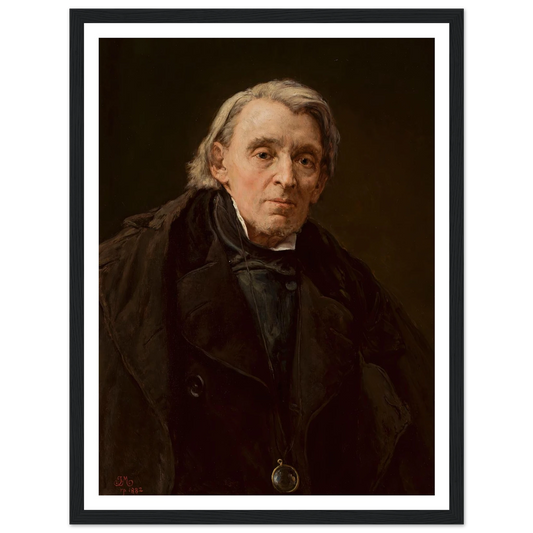 Portrait of Karol Podlewski (1882) Art Print | Jan Matejko - Framed Poster - 30x40 cm / 12x16″ - Black frame
