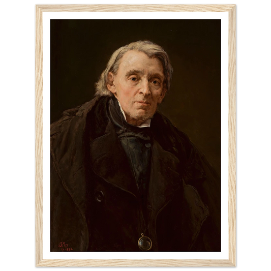 Portrait of Karol Podlewski (1882) Art Print | Jan Matejko - Framed Poster - 30x40 cm / 12x16″ - Black frame