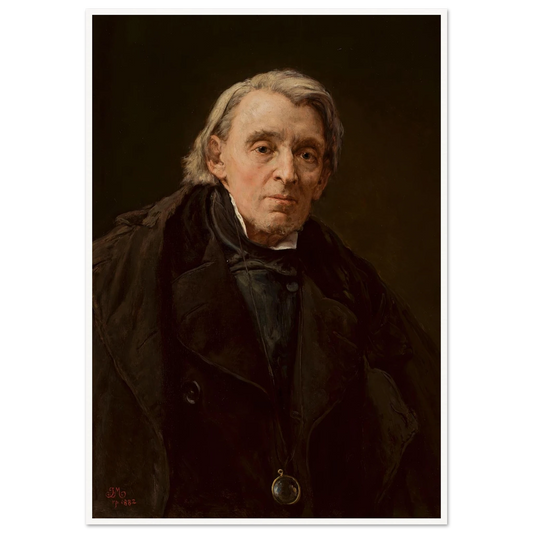 Portrait of Karol Podlewski (1882) Art Print | Jan Matejko - Framed Poster - 30x40 cm / 12x16″ - Black frame