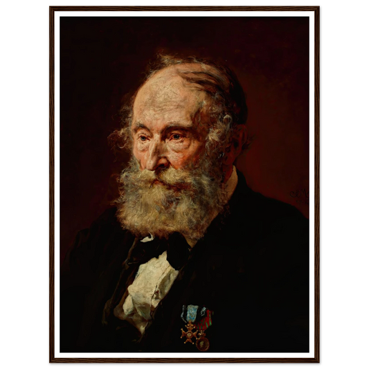 Portrait of Łukasz Dobrzański (1873) Art Print | Jan Matejko - Framed Poster - 30x40 cm / 12x16″ - Black frame