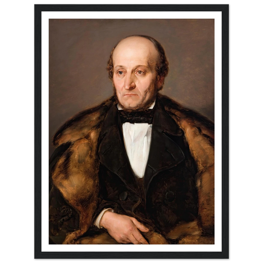 Portrait of Paris Maurizio (1859) Art Print | Jan Matejko - Framed Poster - 30x40 cm / 12x16″ - Black frame