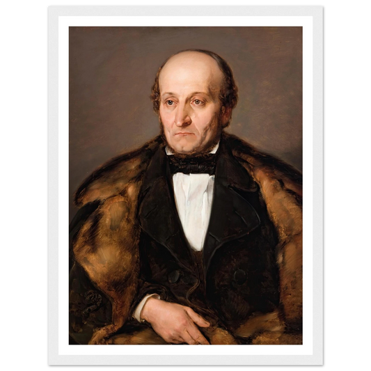 Portrait of Paris Maurizio (1859) Art Print | Jan Matejko - Framed Poster - 30x40 cm / 12x16″ - Black frame