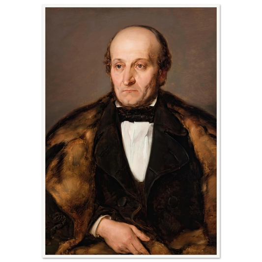 Portrait of Paris Maurizio (1859) Art Print | Jan Matejko - Framed Poster - 30x40 cm / 12x16″ - Black frame