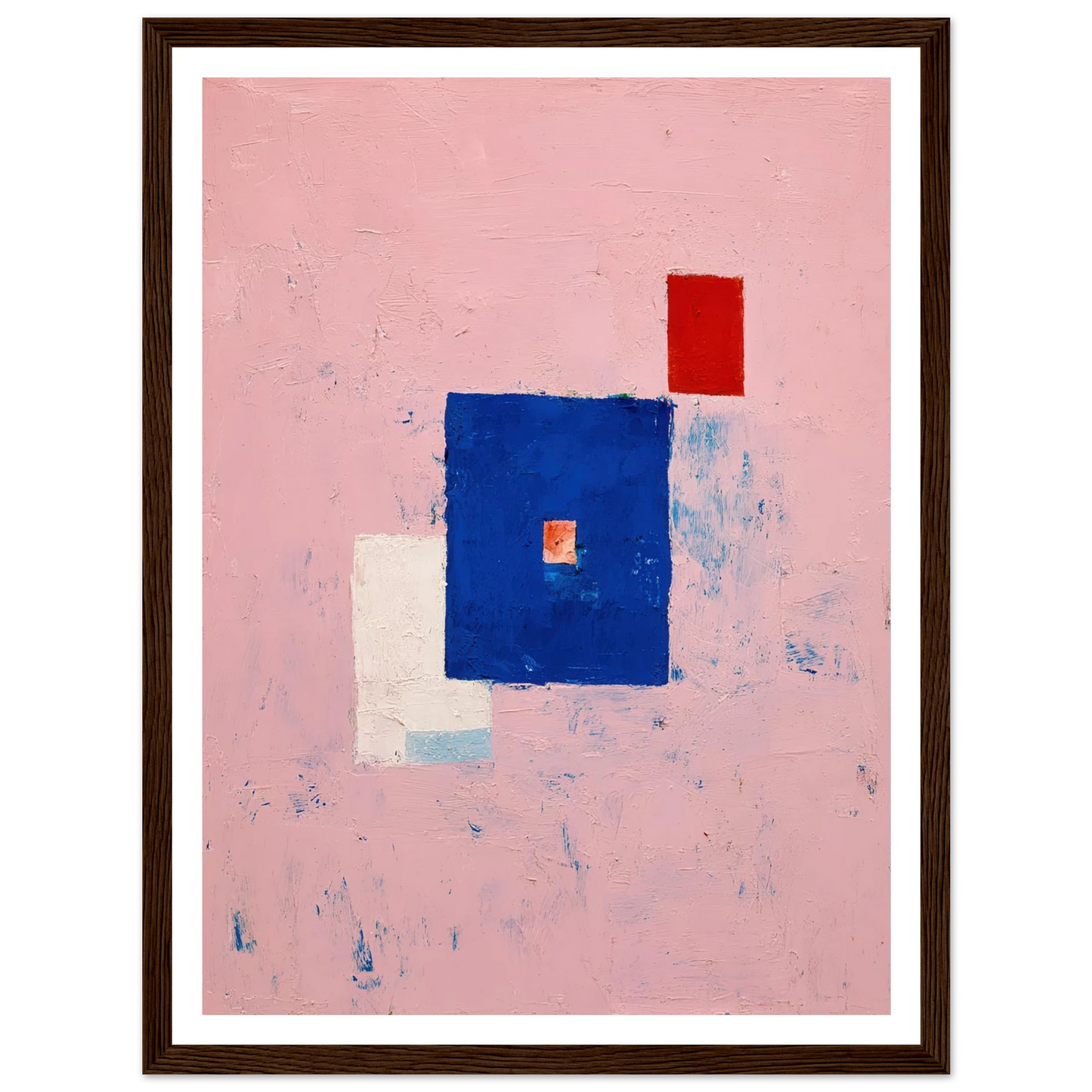 Presence in Saffron - Framed Poster - 30x40 cm / 12x16″ - Black frame