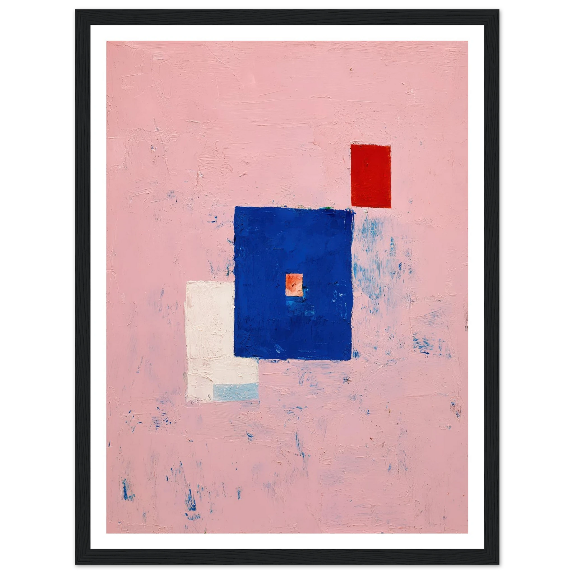 Presence in Saffron - Framed Poster - 30x40 cm / 12x16″ - Black frame