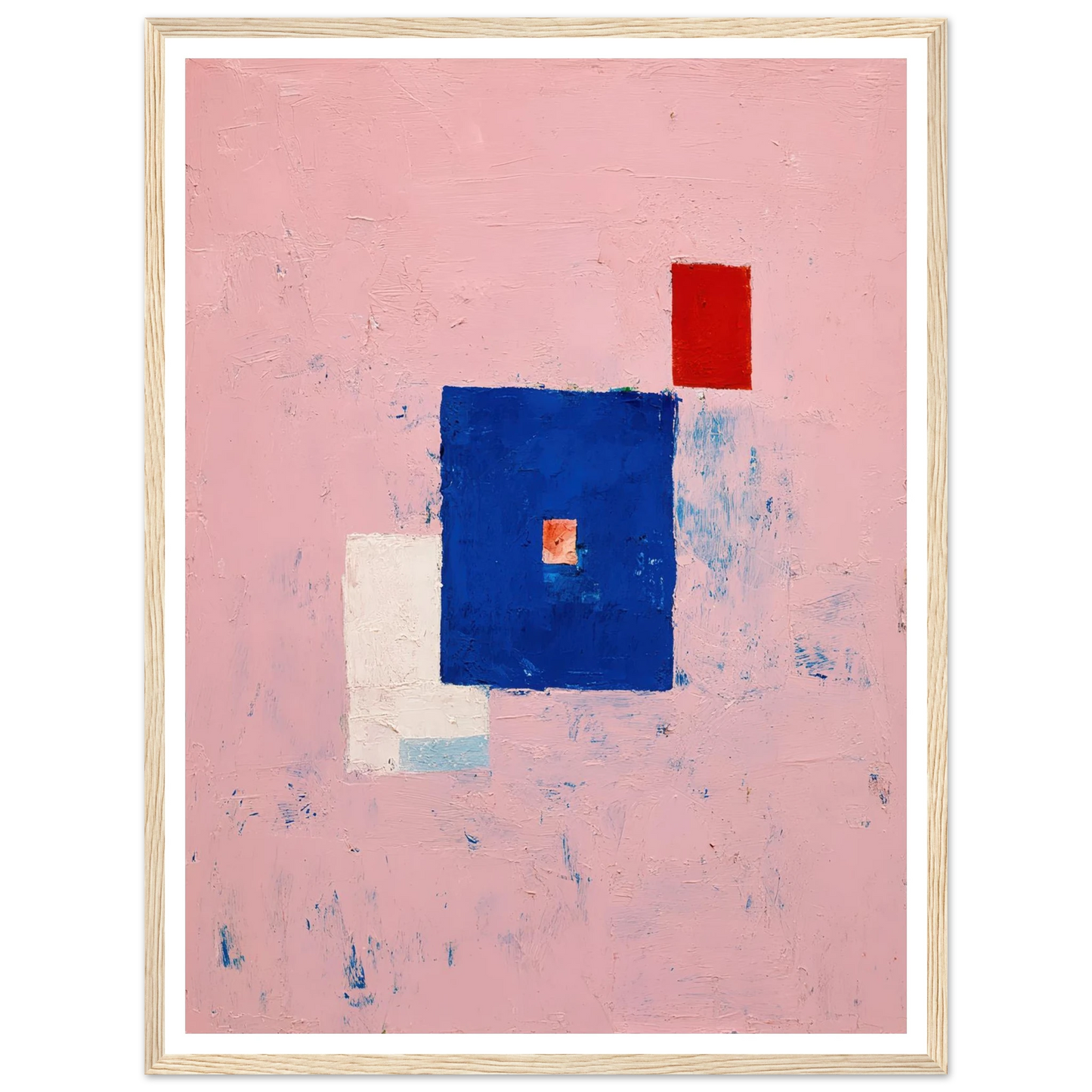 Presence in Saffron - Framed Poster - 30x40 cm / 12x16″ - Black frame