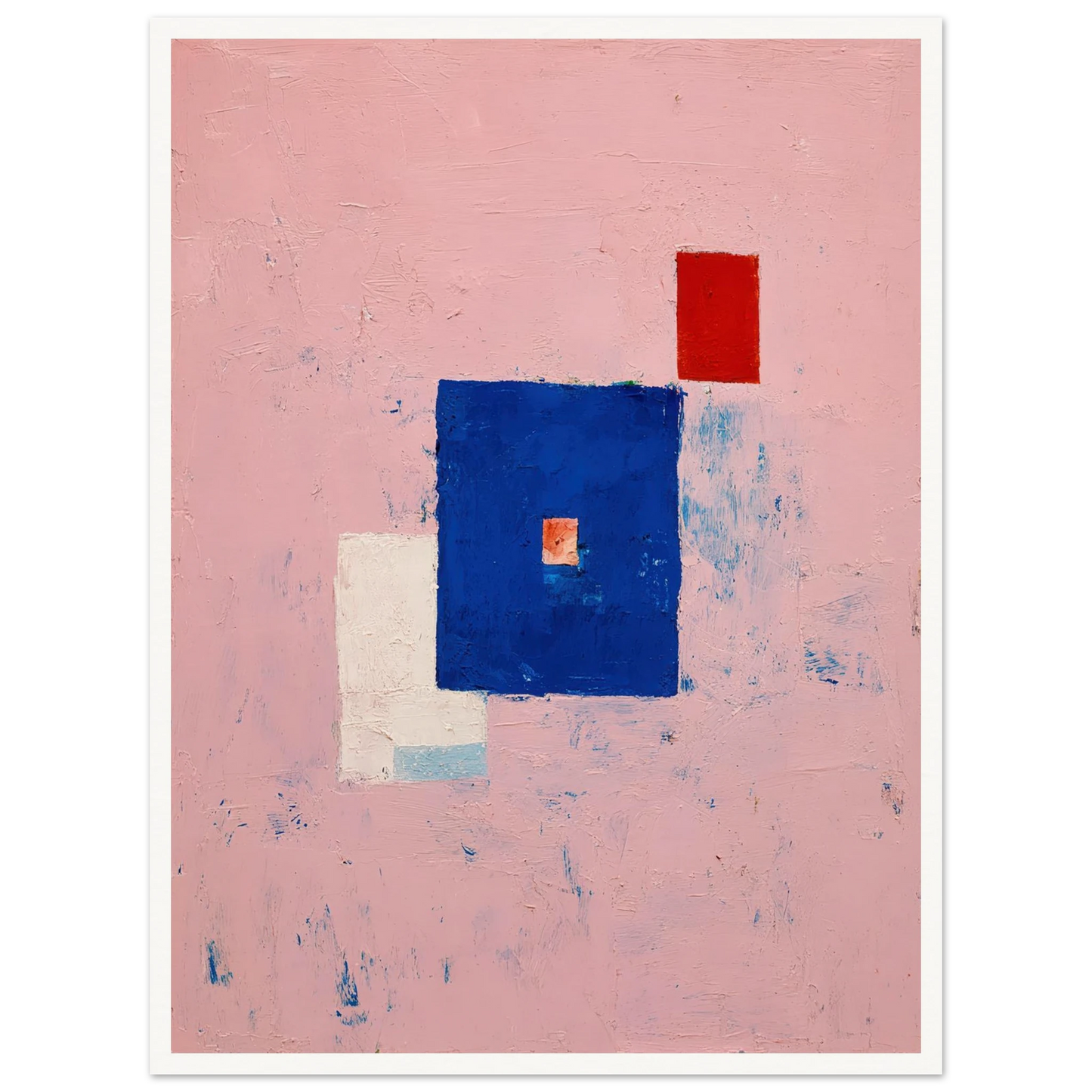 Presence in Saffron - Framed Poster - 30x40 cm / 12x16″ - Black frame